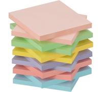 Feuillets Autocollants 12 Blocs Notes De 6 Couleurs Vive,76x76 Mm Lot De 12 Blocs/60 Feuillets/Pad,Sticky Adhèrent Est Plus 12 Pack-Notes Sticky 720 Feuillets-Couleur Macarons