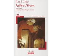 René Char – Feuillets d'Hypnos – Gallimard – Poche (Poésie)