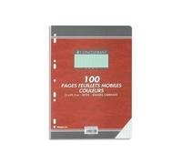 Conquerant Sept Feuillets mobiles A4 21 x 29,7 cm 100 pages 80 g vert