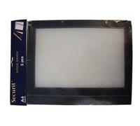 Feuillets supplémentaires pour protège menu A4 Securit x 5 Noir G