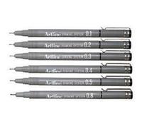 Feutre à dessin et esquisse Artline calibre 0,4 mm noir Noir G