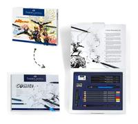 Feutre à encre pigmentée - FABER-CASTELL - PITT artist pen - Kit de 15 - Résistant à la lumière - Inodore