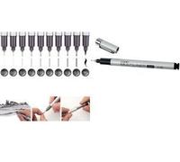 COPIC Multiliner SP 0,7 mm – feutre fin rechargeable, encre pigmentée résistante à l'eau – noir