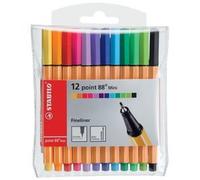 Feutre à pointe fine point 88 mini, étui plastique