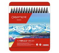 Feutre Aquarellable Pinceau Fibralo Boîte Métal 15 Pièces