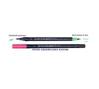 Feutre Aquarelle Double Pointe Art & Graphic Twin Black Zig