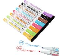 Feutre Ardoise Effacable, 8 Couleurs Stylo Blanc Feutre Tableau Blanc Effacable Marqueur Tableau Blanc Effacable Feutres Tableau Blanc Effacable Feutre Effacable Tableau Blanc Marqueur Tableau Blanc