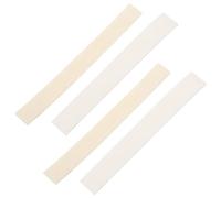Feutre Autocollant Lot de 4 Pièces pour Touches D’instruments Blanc