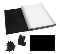 Feutre Autocollant Noir 30x200cm - Rouleau Feutrine Adhésive pour Meuble, Pied de Chaise, Doublure de Boîte