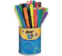 Feutre bic kids visa coloriage encre lavable capuchon ventilé pointe bloquée ultra-résistante pot 36 unités