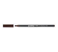 edding 1255 feutre calligraphie - marron foncé - 1 stylo - pointe calligraphique 5 mm - feutre pour papier, bois, terre cuite, toile - pour débutants,lettrage, bullet journals, cartes de vœux, agendas
