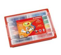 STABILO power - Feutre de coloriage - Schoolpack x 144 feutres pointe moyenne - 12 couleurs assorties