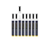 Feutre craie à encre liquide Blanc lot de 8 medium 2 6mm Nib pochette Securit