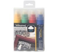 Feutre-craie WATERPROOF LARGE, étui de 4