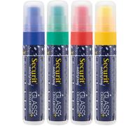 Feutre-Craie Wtarproof Couleurs Assorties Lot De 4-Pointe Large 7-15mm