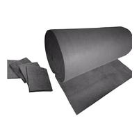 Feutre de carbone graphite haute pureté for batteries de stockage d'énergie | Matériau d'électrode personnalisable for batterie à flux(3mm T 200x200mm)