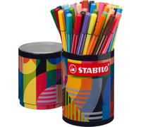 Feutre de coloriage STABILO Pen 68 boîte métallique de 45 ARTY 45 pièces