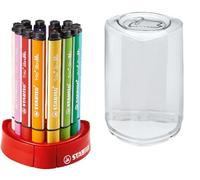 Feutre de coloriage - STABILO Trio Scribbi - ColorParade x 12 feutres triangulaires pointe large - Coloris assortis