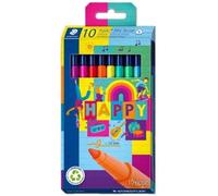 Feutre De Coloriage Triplus Color Happy, Étui De10