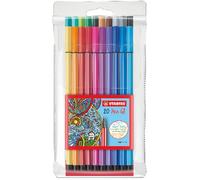 Feutre de dessin - STABILO Pen 68 - Pochette x 15 feutres pointe moyenne - Couleurs pastel