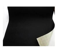 Feutre de Laine adhésive - Largeur 50cm- Tissu Feutrine autocollante autoadhésif Loisirs Créatifs Noir