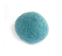 Feutre de laine boule bleue nautique diam. 30mm. 20u.
