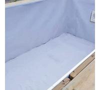 Feutre de protection pour piscine bois - pour paroi 11,80 x h1,35m - 170g/m²