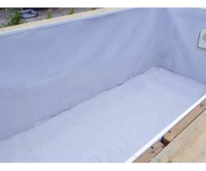 Feutre de protection pour sol de piscine Ubbink blanc L 1,00 x l 7,00 m