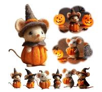 Feutre de souris citrouille mignonne pour Halloween, produit fini, décoration d'ambiance de vacances en famille, cadeaux fantômes mignons de haute qualité, 2025 B