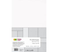 Feutre décoratif blanc 10pcs HAPPY COLOR