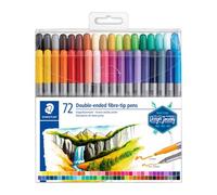 Feutre Design Journey double pointes couleurs assorties - Pochette de 72