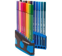 Feutre Dessin Pen 68 - Colorparade Gris/Turquoise X 20 Feutres De Coloriage Pointe Moyenne
