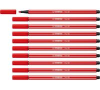 Feutre Dessin Pen 68 - Lot X 10 Feutres De Coloriage Pointe Moyenne - Rouge (68/48)[Z1674]