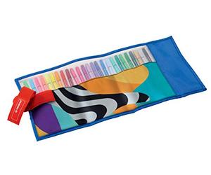 Feutre dessin -STABILO Pen 68 - Etui Rollerset 25 feutres pointe moyenne - Edition limitée "Individual just like you" - coloris assortis dont 5 fluo