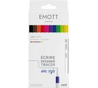 Feutre EMOTT, set de 10 'Calm-Tone Colors'