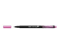 Feutre Fineliner - BIC - Intensity - Pointe Fine 0,4mm - Couleur Rose - Baguée Métal