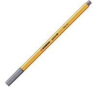 Feutre Fineliner - STABILO - Point 88 - 0,4 mm - Gris Foncé - Pointe Gainée