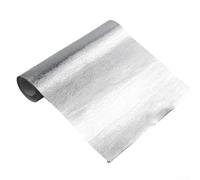 Feutre Insonorisant Moteur 25x50cm Résistant Chaleur | E-glass tissé, revêtement pour aluminium, réduit pour bruit moteur, chaleur radiante, pour facile découpe