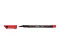 STABILO Marqueur permanent OHPen universal – pointe fine 0,7 mm – Rouge