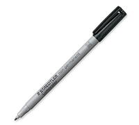 Feutre multi-usages pour support lisse LUMOCOLOR Encre noire non permanente Pointe de 1mm