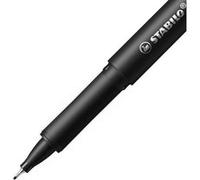 Feutre - Noir - Fin - Mine 0,4mm - Stabilo Dr!ver - Ecriture - Dessin - Scolaire Noir