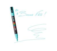 Posca Marqueur – Pointe conique fine 1,5 mm – Vert d'eau – Indélébile