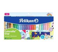 Pelikan – Feutres Colorella Star – 24 feutres, pointe ogive fine, lavables à l'eau