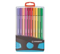 Etui plastique refermable 20 Feutres Stabilo "ColorParade" E