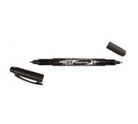 Feutre Permanent Mono Twin Base Huile Double Pointe Noir