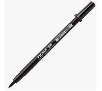 Feutre Pigma Brush - Sakura - Noir - Pointe large - Non rechargeable - Pour adulte