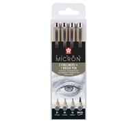 Feutre Pigma Micron Set 4 Gris Foncé