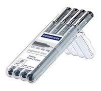 Staedtler 308 WP4 308 WP4 Stylo feutre fin noir 0.1 mm, 0.3 mm, 0.5 mm, 0.7 mm 4 pc(s)