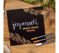 Feutre pinceau metallic brush, étui de 6