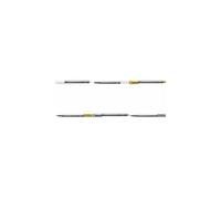 Staedtler Métallic Brush Marqueur pointe pinceau Largeur de ligne 1-6 mm Couverture sur papier clair et foncé Facile à nettoyer sur les surfaces lisses 10 stylos Doré 8321-11